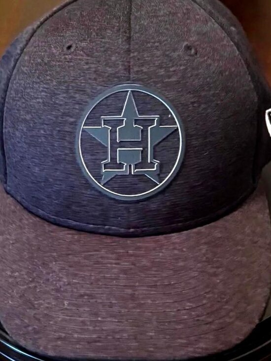 MLB Other - New Era Houston Astros Fitted Hat 7 1/4 Dark Gray MLB Cap Structured Logo